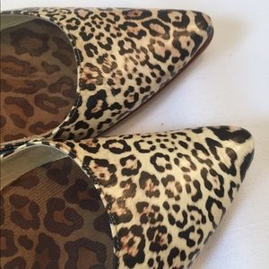 Manolo Blahnik Leopard Flats size 37.5